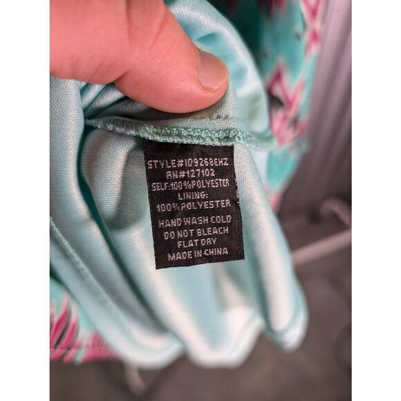 Windsor Geometric Print Short Dress Women's Medium - Picture 4 of 5